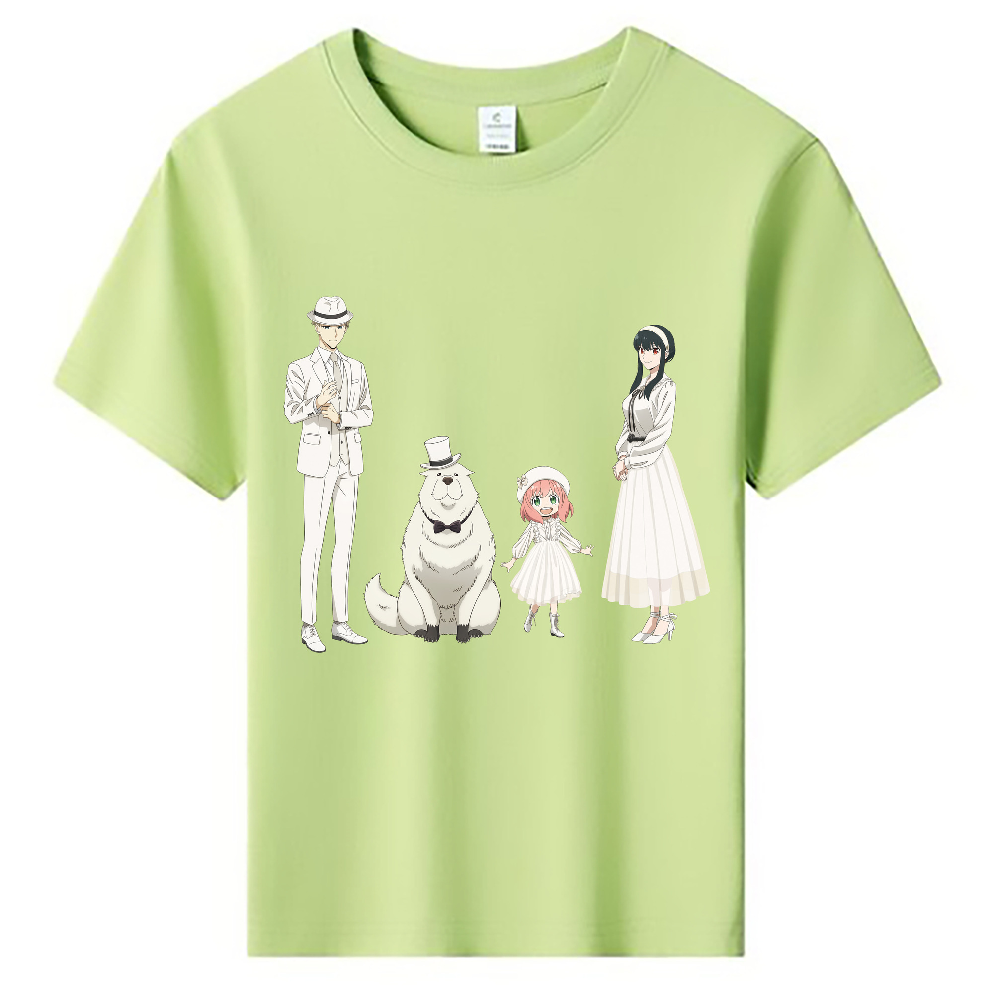 （画像用） SPY×FAMILY间谍家家酒 綿100％キッズTシャツ（フロントプリント）